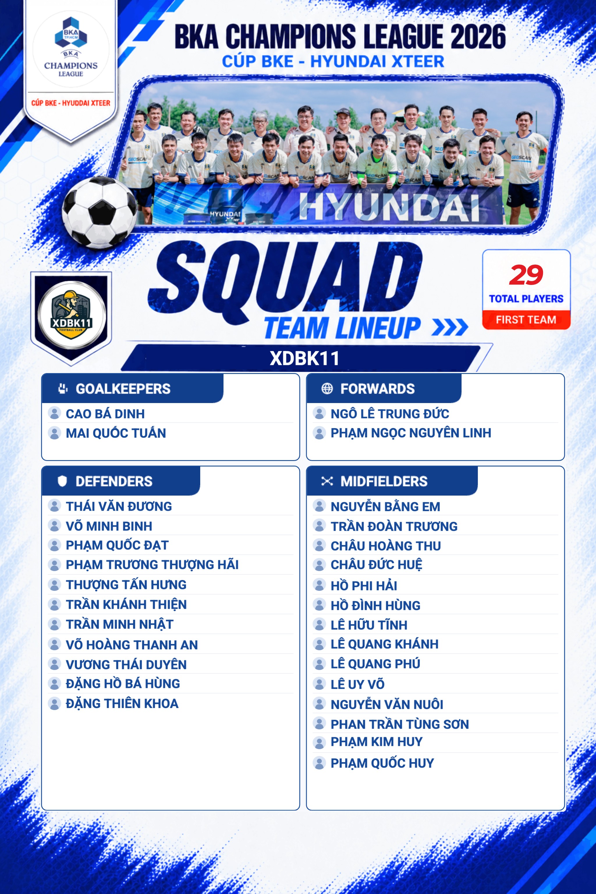 Squad Card