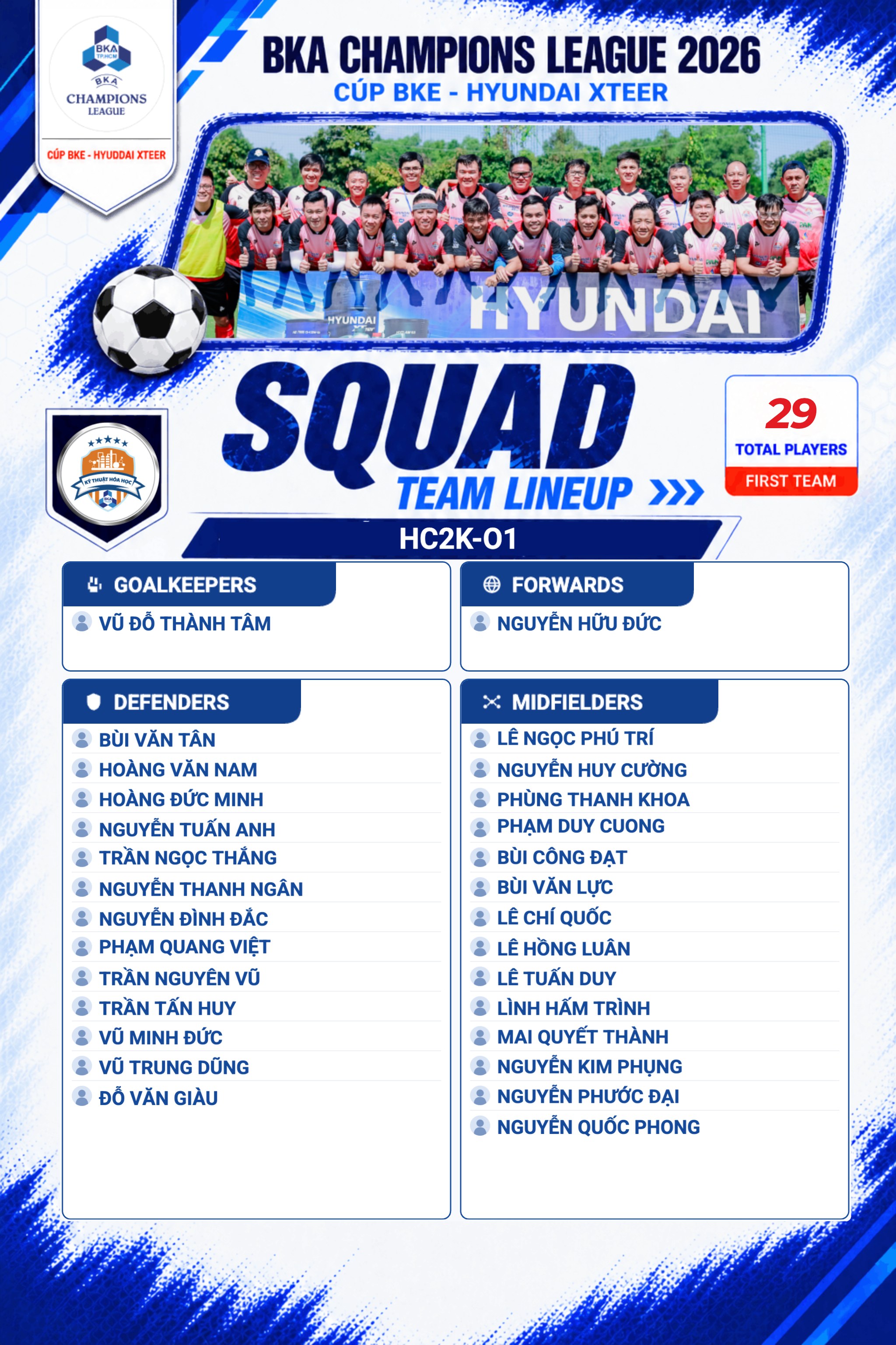 Squad Card