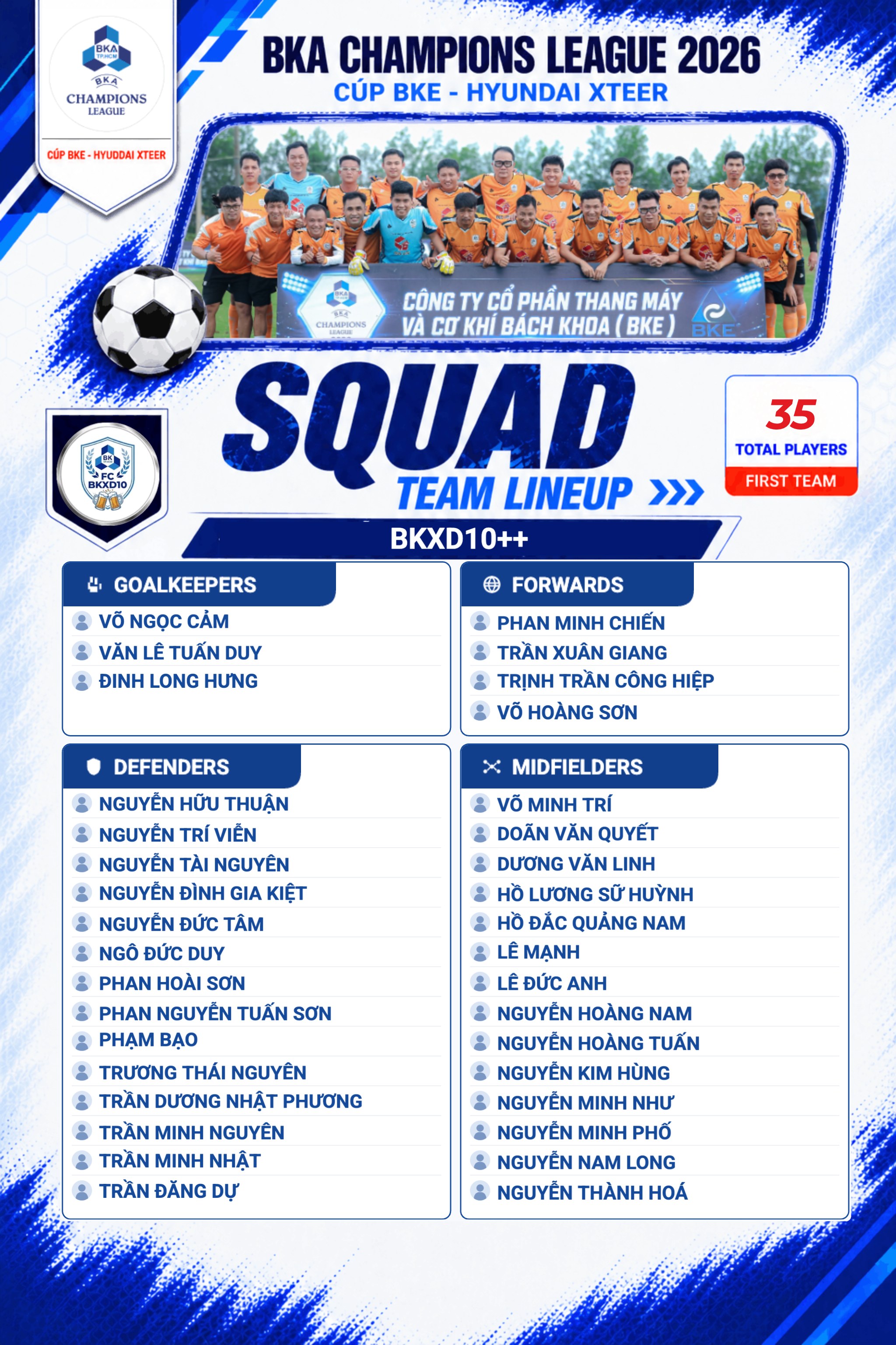 Squad Card