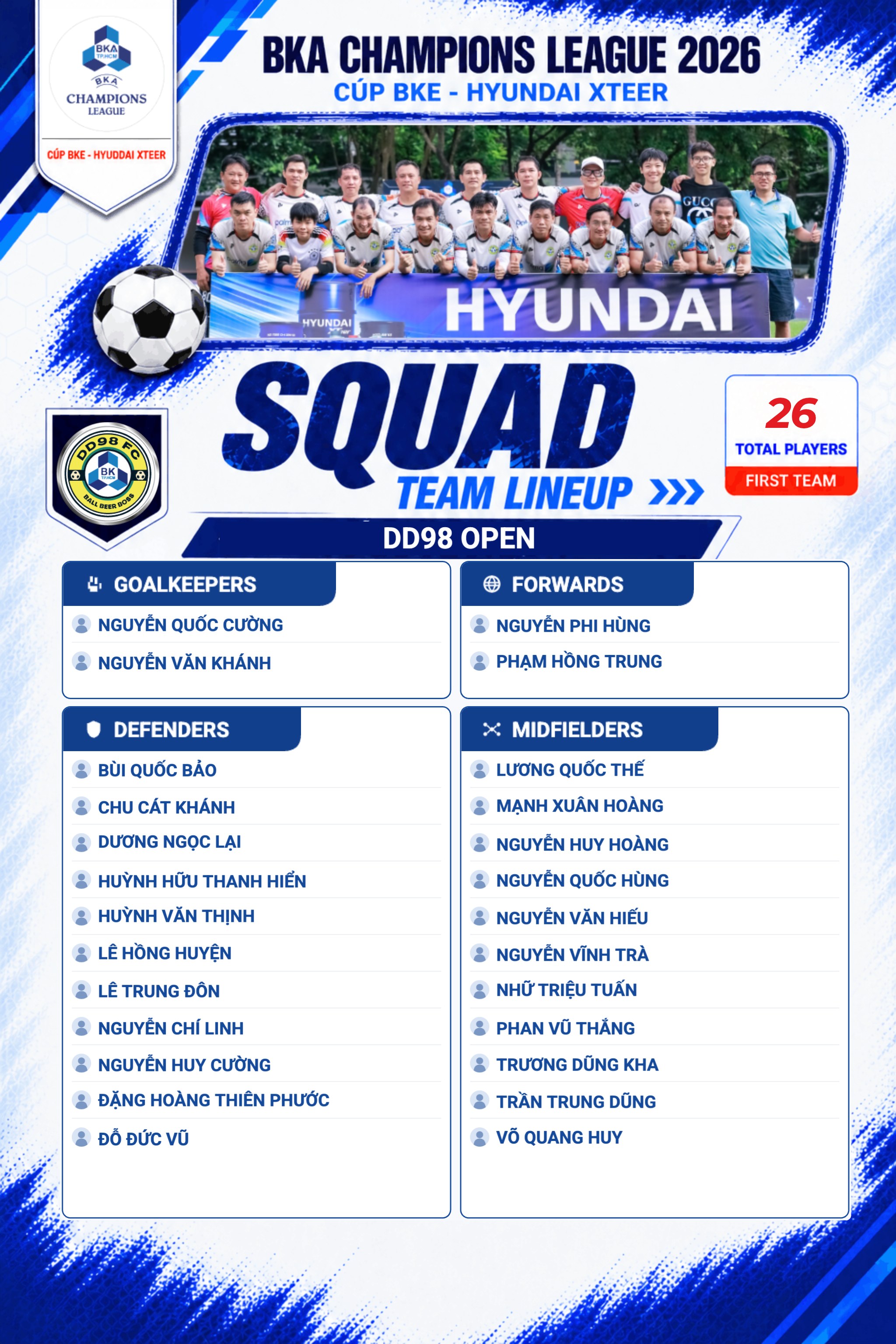 Squad Card